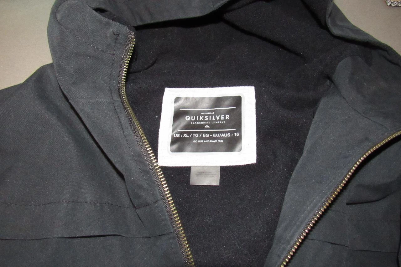 BLACK HOODED JACKET FOR BOYS - QUIKSILVER - SIZE 16 YEARS - n°02 – photo 5